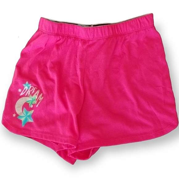SO Dream Pajama Shorts Girls sz 12 pink w/ Stars - Picture 9 of 9